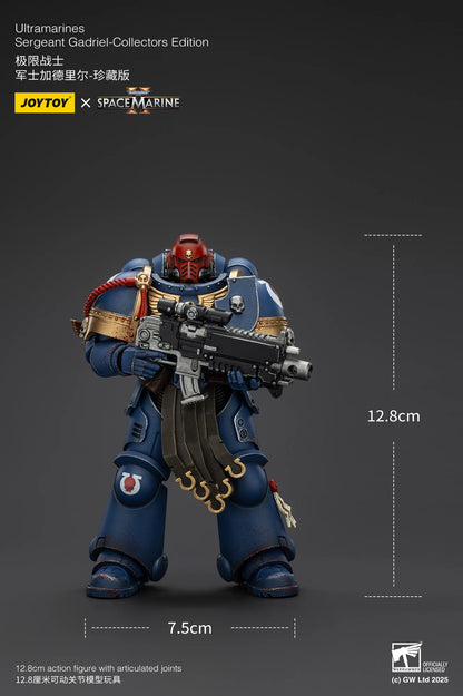 JOYTOY 1/18 Actionfigur 40K Ultramarines Lieutenant Titus Sergeant Gadriel Brother Chairon – Sammleredition