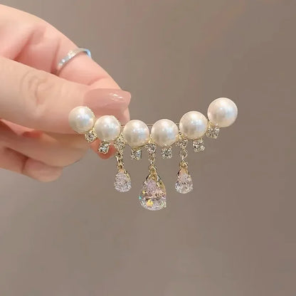 Exquisite Purple Lavender Brooch Women's Brooches Crystal Rhinestone Bouquet Pins Clothing Coat Luxury Jewelry Girl Gift