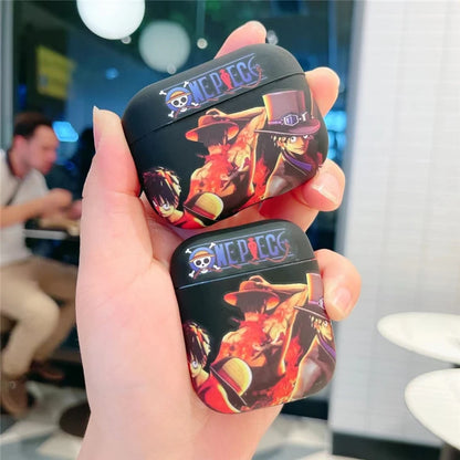 Cartoon One Piece Earphone Case For AirPods Pro Pro2 Bluetooth Wireless Headset Cover for Airpods 1 2 3rd 4 2024 Gifts