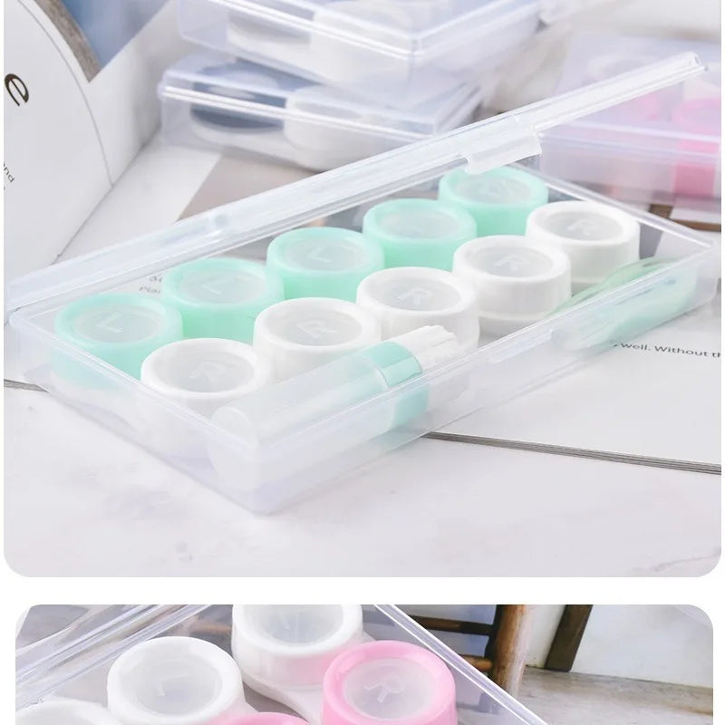 Stainless Plastic Special Forceps For Contact Lense Contact Lens Inserter Remover Soft Tweezer Makeup Tools Portable Wearing Aid