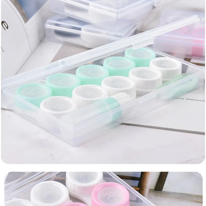 Stainless Plastic Special Forceps For Contact Lense Contact Lens Inserter Remover Soft Tweezer Makeup Tools Portable Wearing Aid