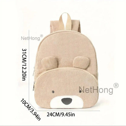 Bear/Dog Cartoon Backpack Large Capacity Student School Bag Cute Travel Gift~