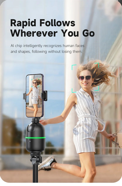 Roreta Multifunctional selfie stick with light anti shake shooting image stable for iPhone smartphone handheld gimbal stabilizer