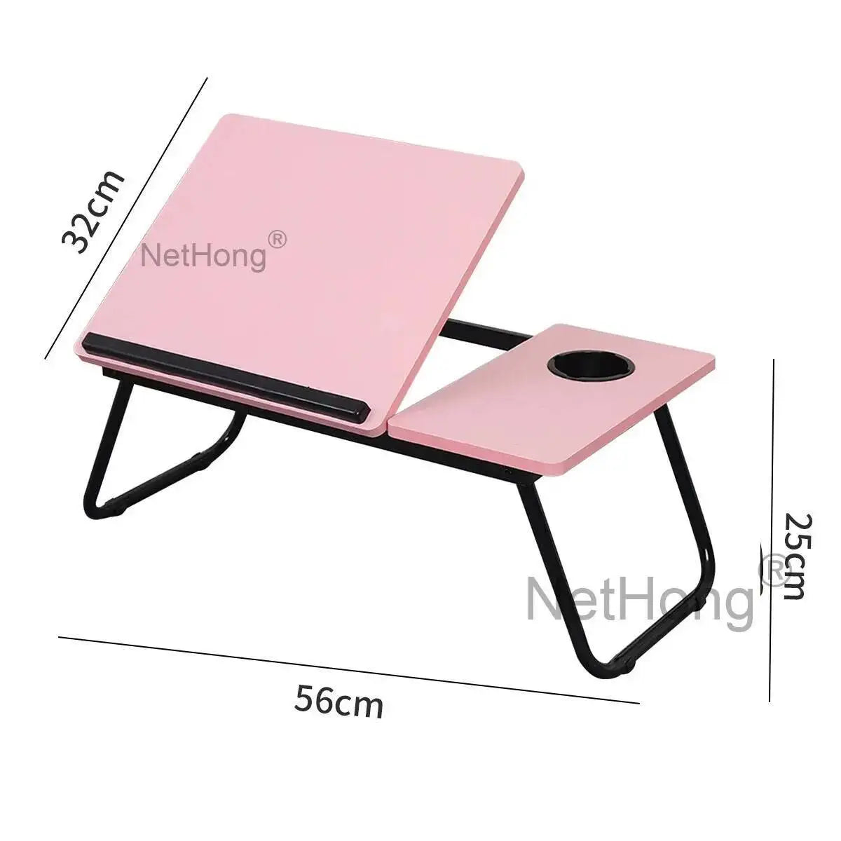 Folding Laptop Table Stand Bed Tray Sofa Lap Portable Computer Desk Breakfast UK