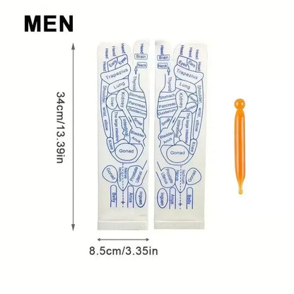 1 Set Socks Acupressure Foot Care Massage Relieve Tired Feet Massager Reflexology Socks Foot Acupoint Massage Tool Physiotherapy