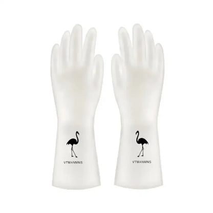Waterproof Housework Cleaning Gloves Kitchen Cleaning Latex Laundry Dishwashing Gloves Wear Resistant Rubber Gloves