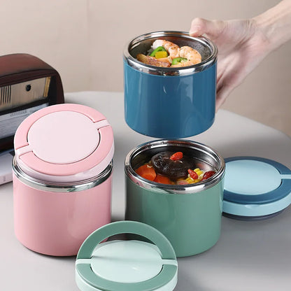 Stainless Steel Insulated Food Jar 630ml/1000ml - Thermal Lunch Box Container for Hot & Cold Food, Kids & Adults