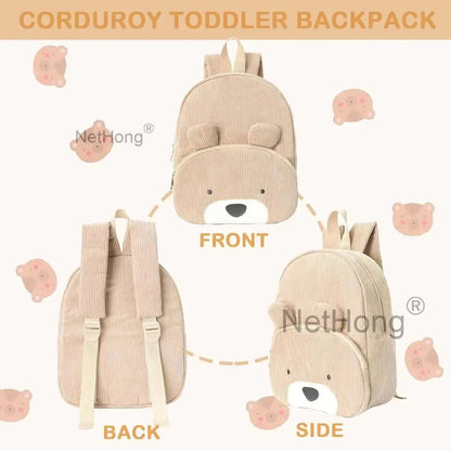 Bear/Dog Cartoon Backpack Large Capacity Student School Bag Cute Travel Gift~