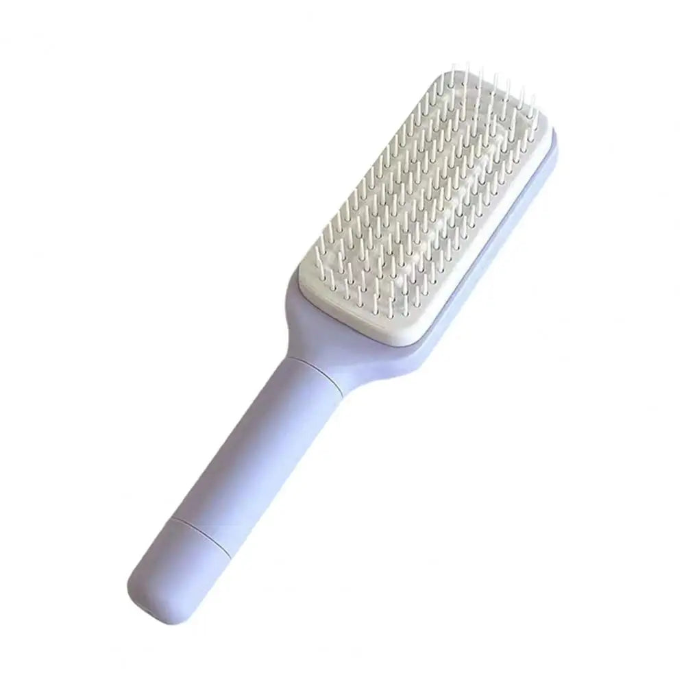 Large Massage Comb One-Key Self Cleaning Hair Brush Anti-static Scalp Massage Hair Comb Women Hairdressing Telescopic Comb