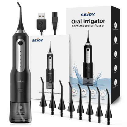 SEJOY Home Dental Oral lrrigator Water Flosser 4 Colors Thread Teeth Pick Mouth 5 Modes Washing Machine USB Rechargeable