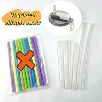 1pc Travel Soda Lid With Straw Reusable Silicone Lid for Standard Beverage Cans for Picnic Portable Juice Bear Straw Cap