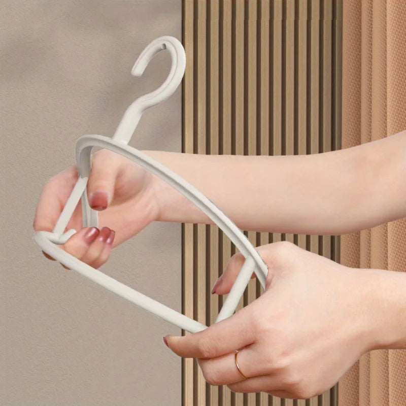Household Non-slip Hanger, Thick And Wide Shoulder Plastic Drying Rack, Used To Hang Clothes Wholesalers