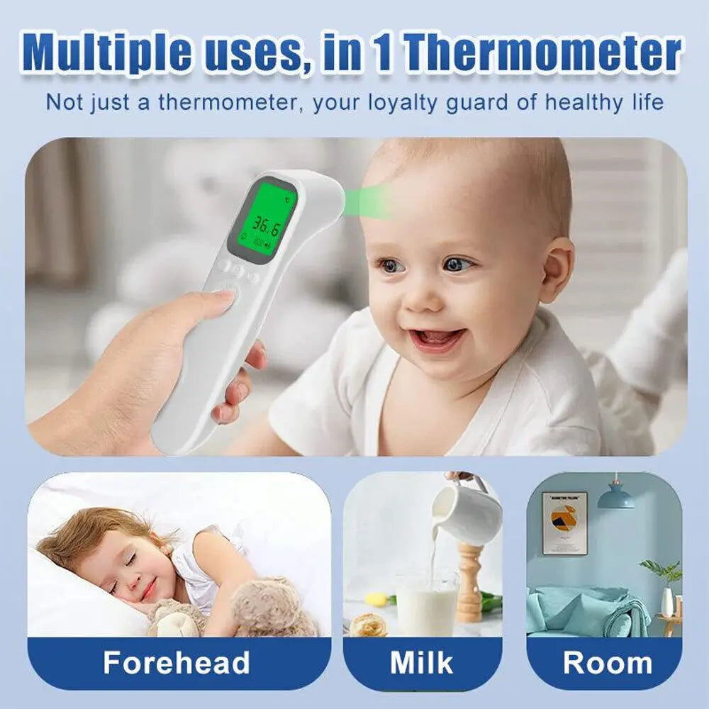 1/2pcs Digital IR Thermometer Forehead Ear Non-Contact Infrared Body Temperature Gun UK