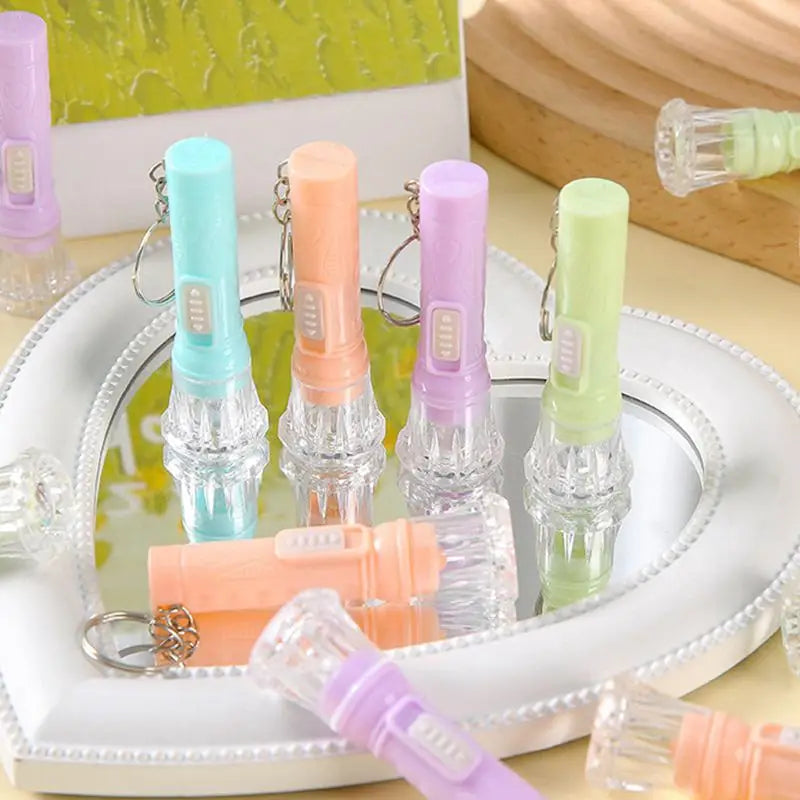 12-24PCS Candy Color Glowing Flashlight Camping Toy Birthday Party Favor Kids Gifts School Prize Wedding Gifts Guests Giveaways