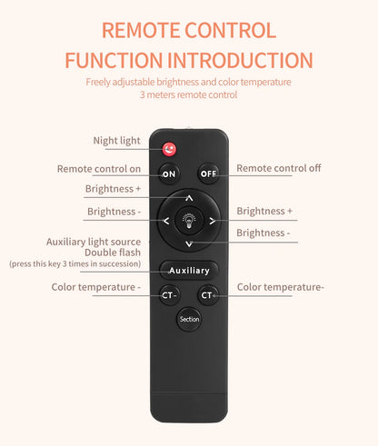SH 18 Inch Knob Ring Light LED Selfie Video Lamp With Tripod Stand Phone Clip For YouTube Live Lighting Photo Photography Studio