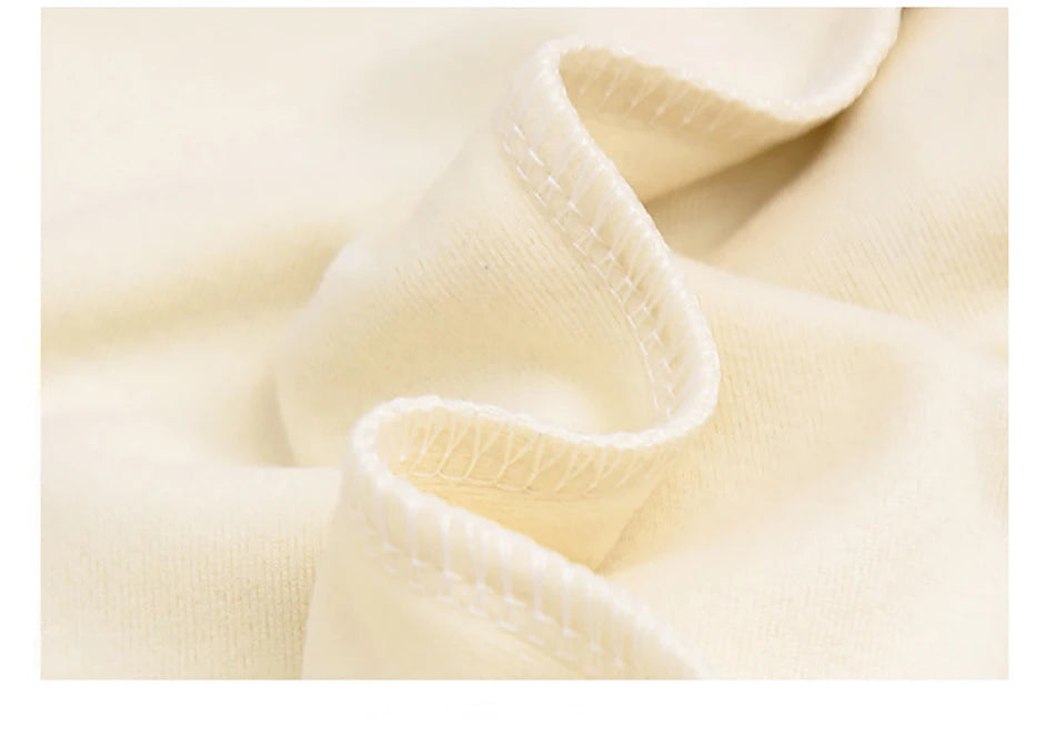 Autumn-Winter Girls Long Sleeve Solid Color T-Shirt with Ruffle Collar Girls Fashionable Comfortable Everyday Wear T-Shirt