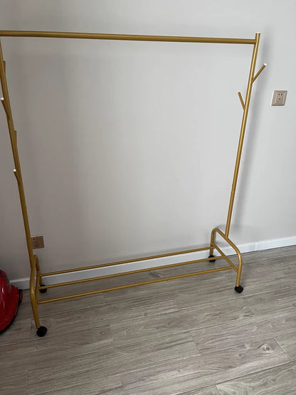 Modern Metal Standing Hanger Clothes Salon Display Rack Living Room Nordic Clothing Organizer Sofy Do Salonu Furniture