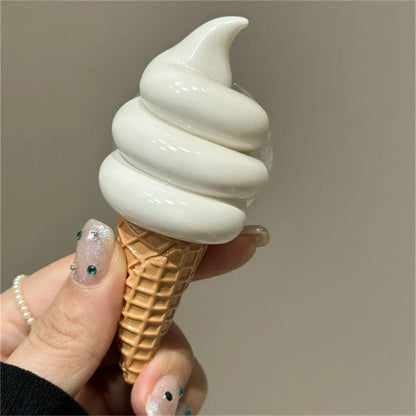Cute 3D Ice Cream Folding Finger Ring Holder Phone Grip Tok Holder Socket Pocket Support For IPhone Expanding Stand Support