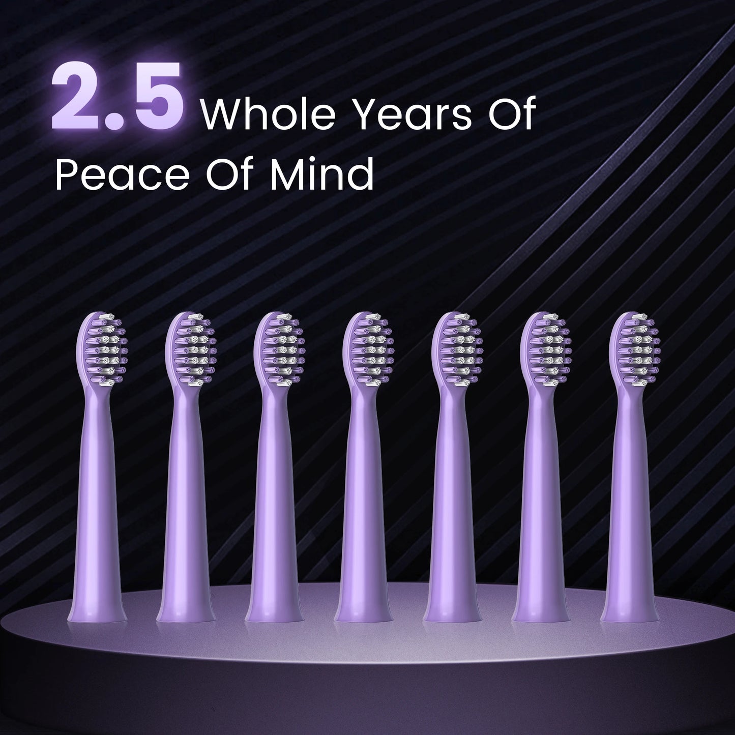 Sejoy Electric Toothbrush with 6 Heads 3 Cleaning Modes for Dental Care Smart Timer Rechargeable Sonic Toothbrush