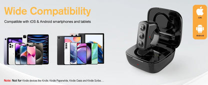 Remote Control for TikTok Page Turner Kindle App Bluetooth Video Recording Remote Scrolling Ring for TIK Tok iPhone iPad iOS