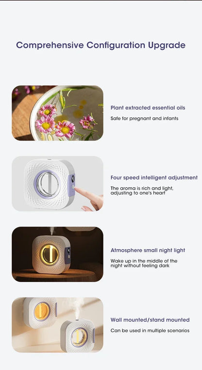Mini Aroma Diffuser USB Plant Essential Oil Diffuser Home Car Aromatherapy Machine Toilet Office Air Purification Nebulizer