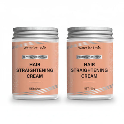 Protein Correcting Hair Cream. Straightening Smoothing Formula. Comb Without Knots. Repairs Conditions Strands.