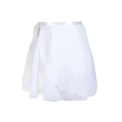 Adult Chiffon Ballet Tutu Dance Skirt Women Girls Gymnastics Wrap Skirt Training Ballet Skirts Юбка Ballet Dance Faldas
