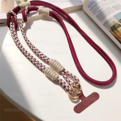 Creative 3-in-1 Mobile Phone Lanyard Wrist Strap Crossbody Hanging Neck Cellphone Chain Travel Convenience Phone Anti-loss Strap