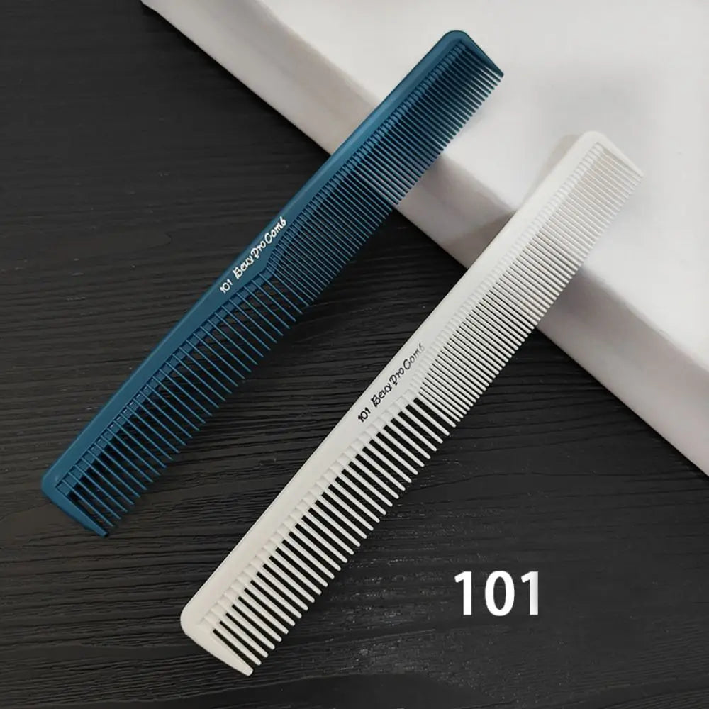 Plastic Pro Hairdressing Combs Anti-Static White Hair Cutting Comb Durable Anti-slip Straight Hair Brushes Barber