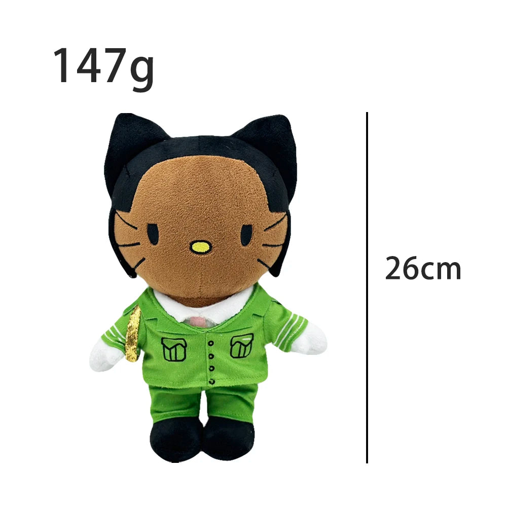 New Hello Kitty Ken Carson Rapper Trippie Taylors Plush Toy Doll with Clothes Stuffed Soft Plush Toys Fans Collect Gifts