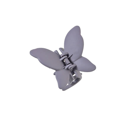 Matte Butterfly Hair Claw Solid Simple Ponytail Holders Barrettes Sweet Fairy Hair Clip Elegant Hairpin Claw Styling Accessories