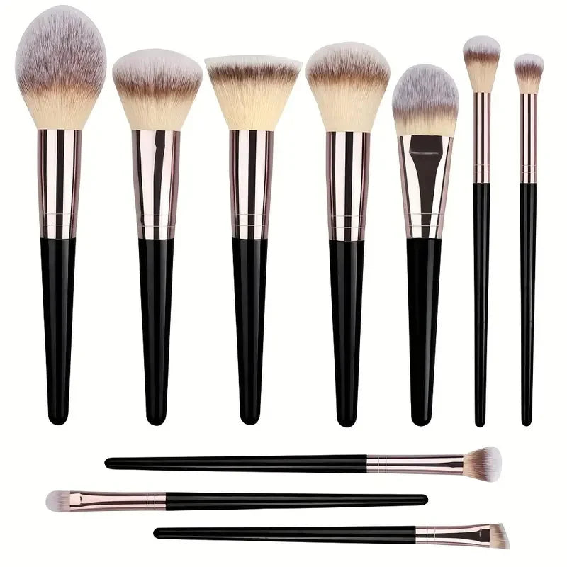 Complete Professional Makeup Brushes Set All in One Kit for Eyeshadow Eyeliner Face and Detailed Cosmetics Application Tools