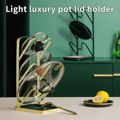 3 Saucepan Pot Pan Storage Rack Holder Kitchen Cupboard Organiser Stand Shelf UK