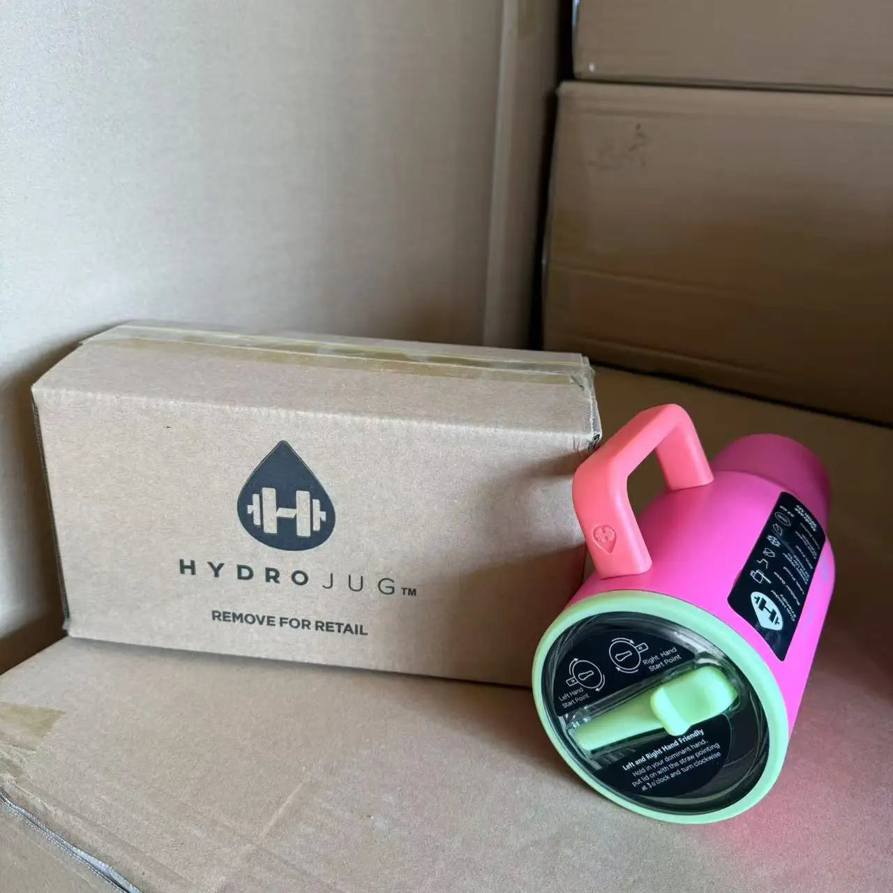 HydroJug Thermobecher 32 oz/40 oz mit Strohhalmdeckel, Edelstahl, vakuumisoliert, doppelwandig, für unterwegs