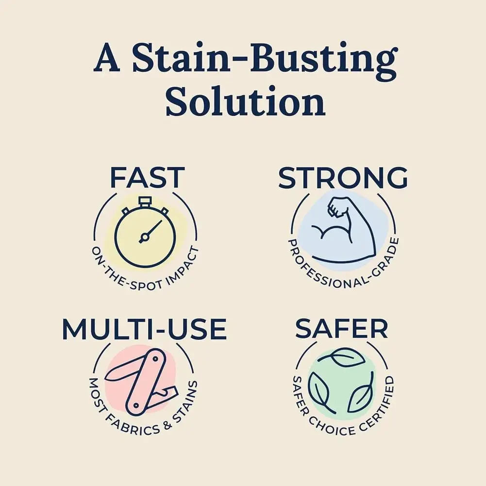 120ml Stain Remover Spray Effective Fabric Yellow Stain Removal  Dust Bleached Decontamination Wash-free Cloth Cleaning Supplies