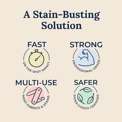 120ml Stain Remover Spray Effective Fabric Yellow Stain Removal  Dust Bleached Decontamination Wash-free Cloth Cleaning Supplies