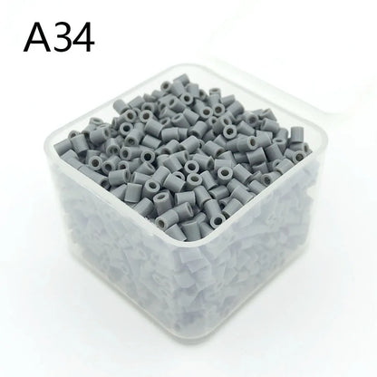 2.6mm Mini Beads/1200pcs/Box Packing Hama Beads Easy to Store For Kids Perler Iron Beads Fuse Handmade Gift Children Toy