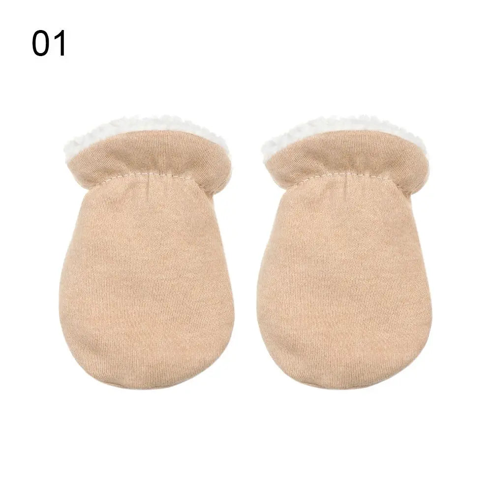 Baby Fleece Gloves - Soft Cotton Mittens for Newborn Toddler Boys & Girls | Anti-Scratch Winter Gloves