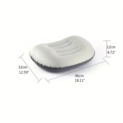 Camping Pillow with Ultralight Inflatable Pillow for Neck Lumbar Support Upgrade Backpacking Pillow