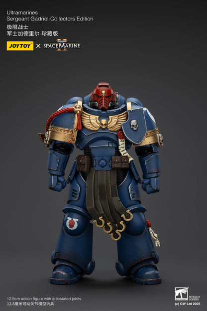 JOYTOY 1/18 Actionfigur 40K Ultramarines Lieutenant Titus Sergeant Gadriel Brother Chairon – Sammleredition