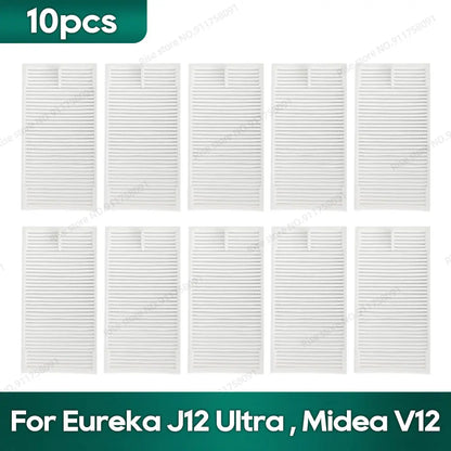 Compatible for Eureka J12 Ultra, Midea V12 Accessories Main Side Brush Hepa Filter Mop Rag Dust bag