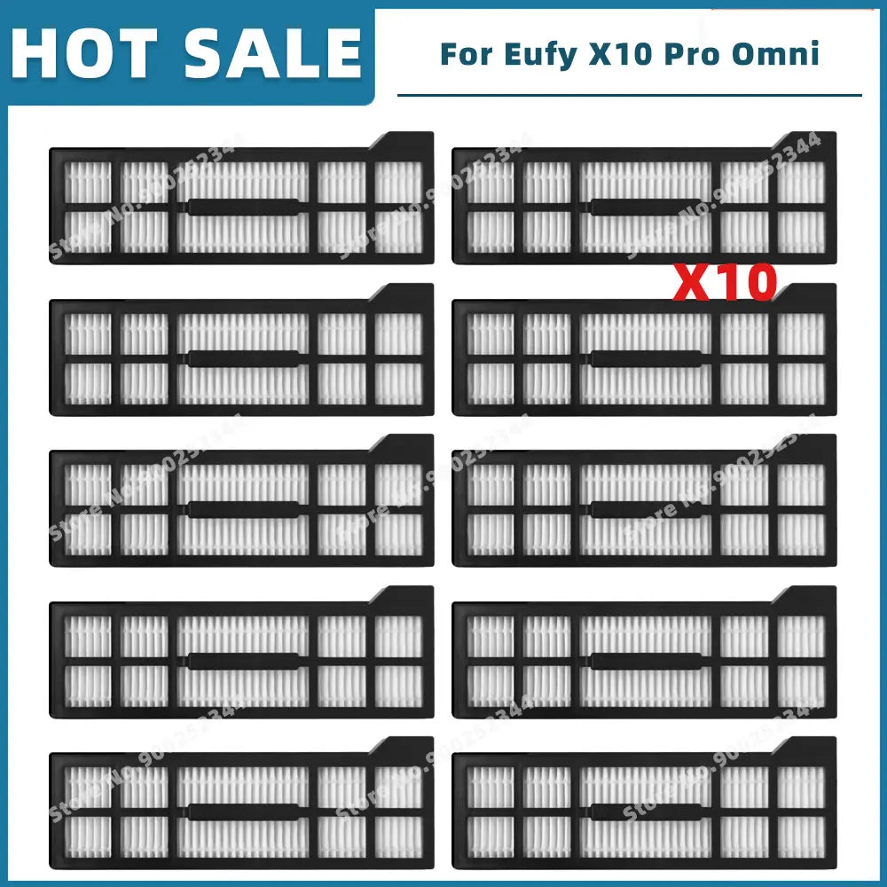 Compatible For Eufy X10 Pro Omni Replacement Parts Accessories Roller Side Brush Filter Mop Cloth Dust Bag