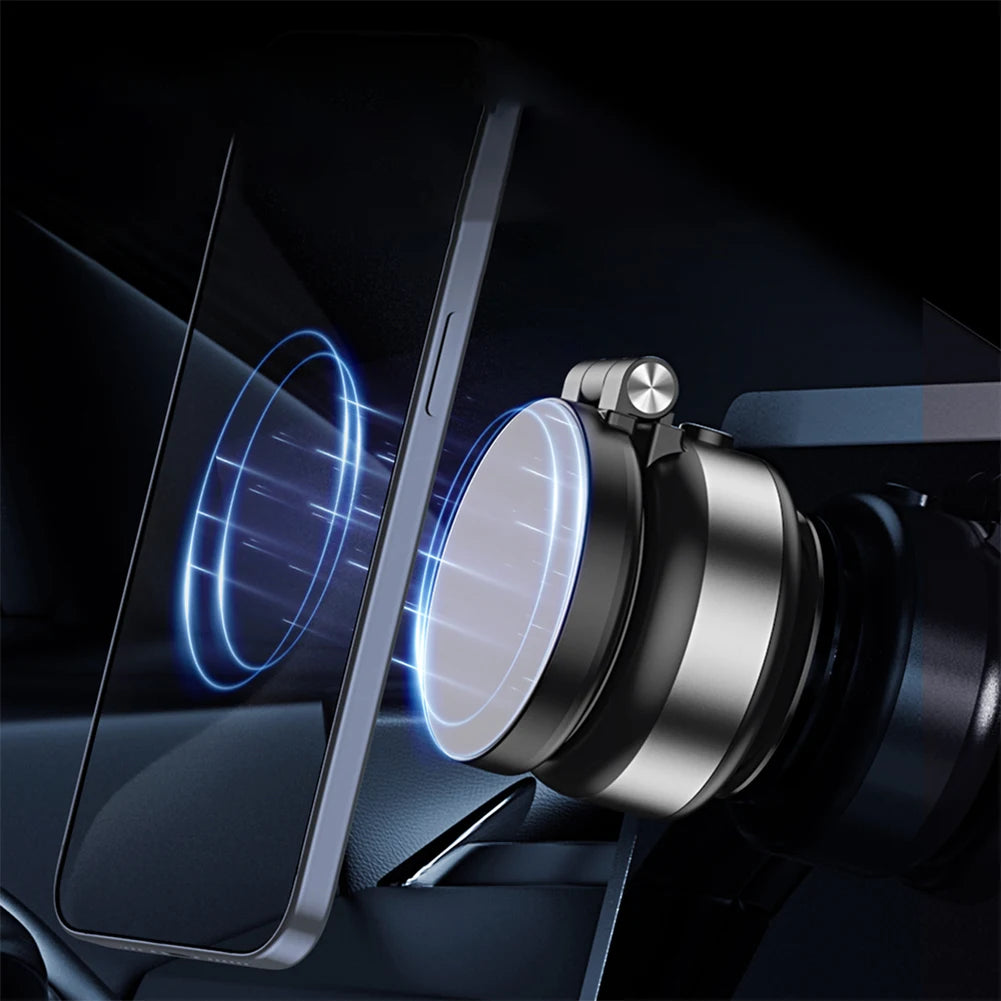 Magnetische Saugnapf-Telefonhalterung für iPhone 16 15 14 Pro Max, 360° verstellbarer Vakuum-Telefonhalter für Auto/Spiegel/glatte Oberfläche