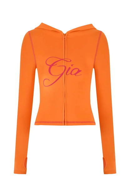 Herren-Set aus Kapuzenjacke mit Reißverschluss und Shorts – Sportbekleidung mit Buchstabenprint