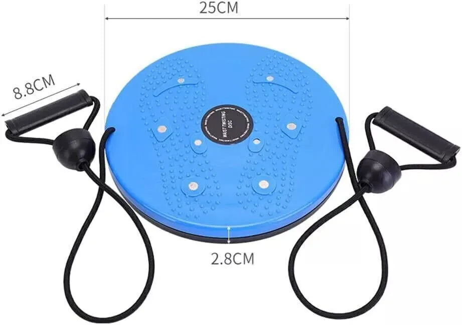 Body Shaping Waist Twisting Disc Balance Board Waist Whisper Exerciser with Rope