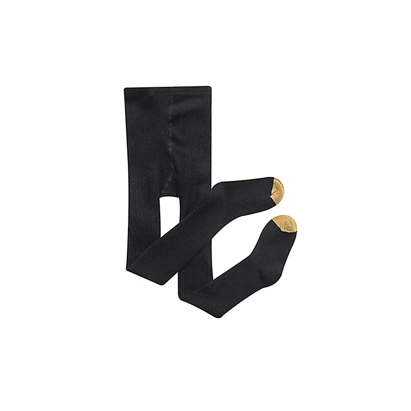 Girls Cotton Tights - Warm Winter Pantyhose for Kids Ages 1-8 Years | Premium Baby Stockings