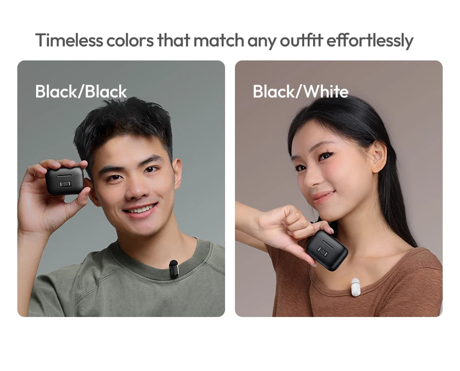 Ulanzi A200 Mini Mic 48kHz/24bit 75dB for Smartphone Camera Livestreaming Street Interview Vlogging Wedding Videography Shots