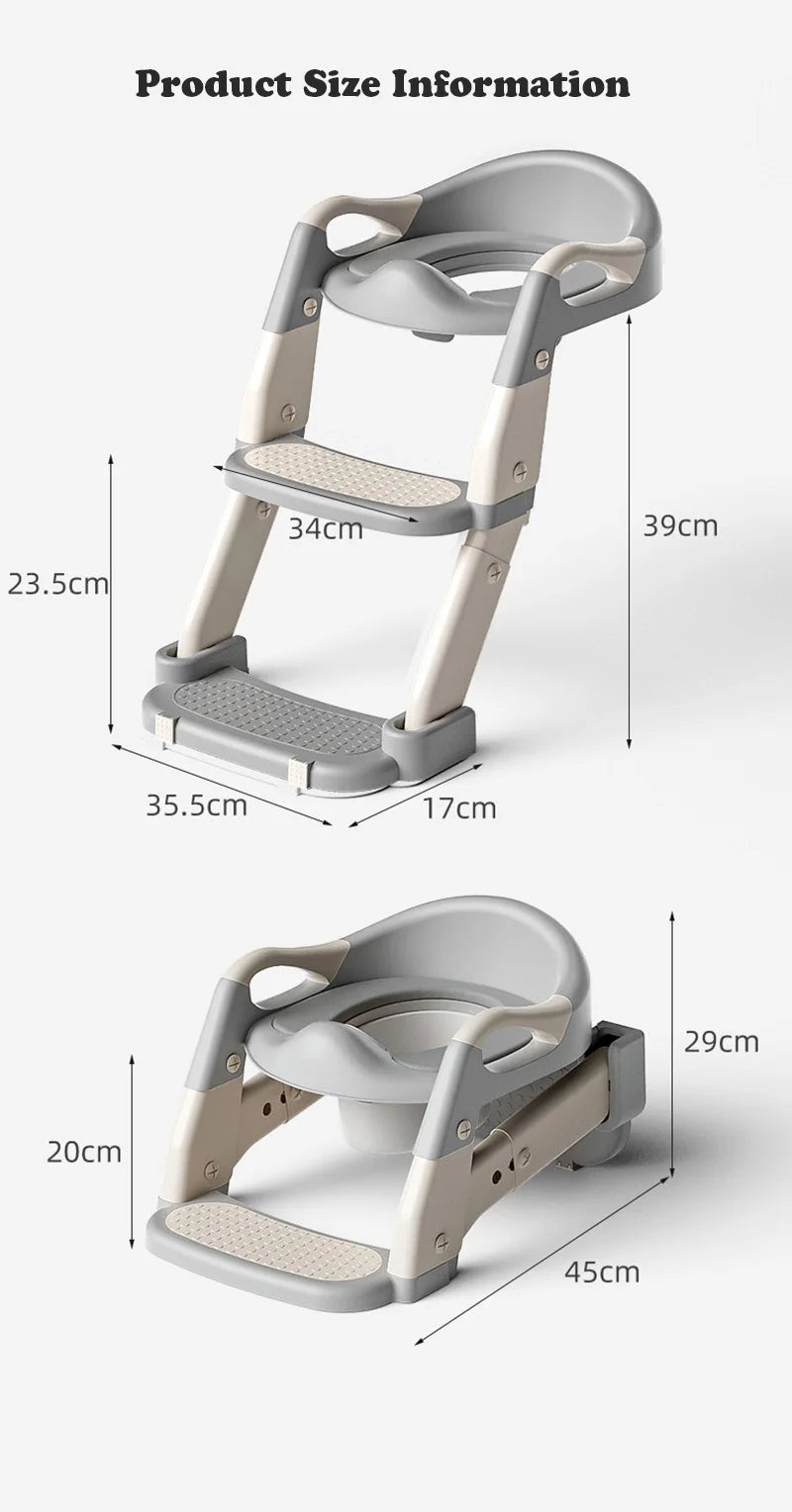 Newly Upgraded Baby Boy Portable Potty Child Potty Training Seat Baby Toilet Pot Step Stool Baby Potty Portable Child Urinal