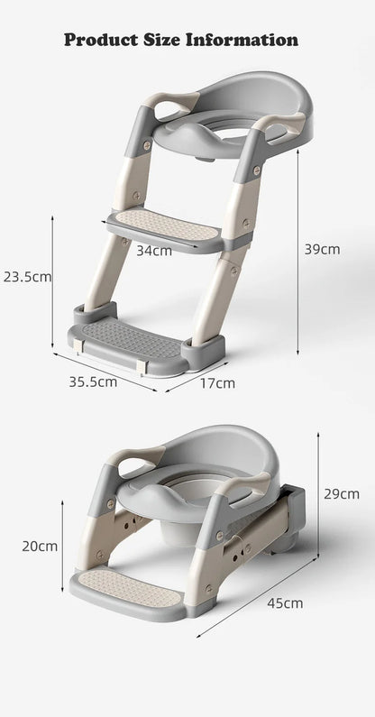 Newly Upgraded Baby Boy Portable Potty Child Potty Training Seat Baby Toilet Pot Step Stool Baby Potty Portable Child Urinal