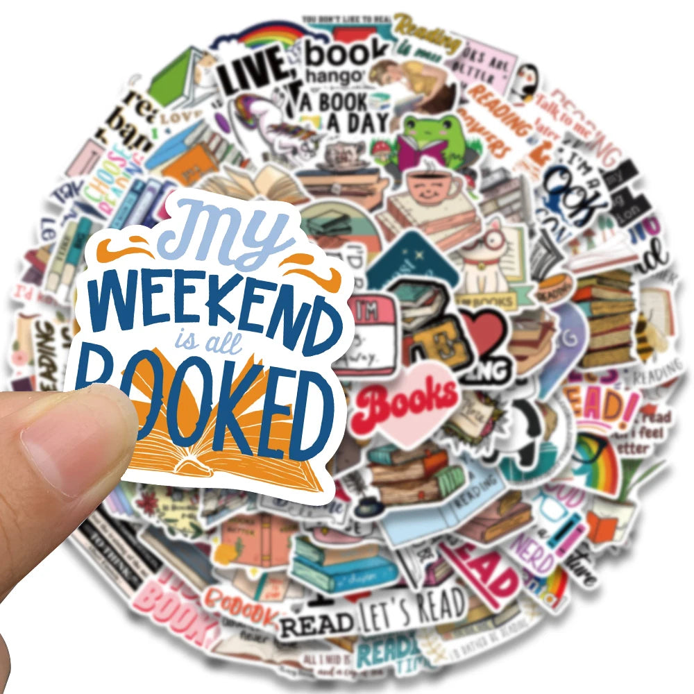50PCS Smutty Dark Romance Bookish Spice Reader Girl Cartoon Booktok Sticker Aesthetic Car Kindle Ipad Phone Laptop Diary Sticker